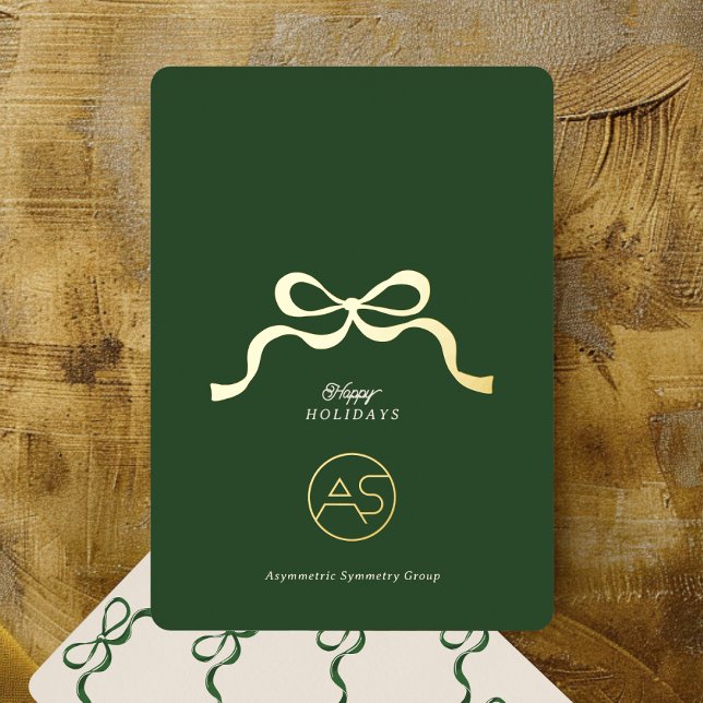 Carte De Vœux En Aluminium Gratitude et saisons | Accueil d'entreprise (Créateur téléchargé)