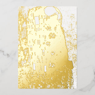 Carte De Vœux En Aluminium Gustav Klimt - Le baiser