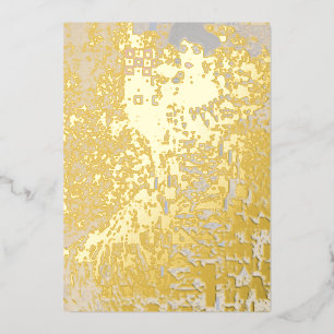 Carte De Vœux En Aluminium Gustav Klimt - Portrait d'Adele Bloch-Bauer I