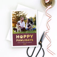 Happy Pawlidays Modern Gold Vin Chien Chien Photo
