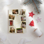 Carte De Vœux En Aluminium Ivory Very Joyeux Christmas Tree Photo Collage<br><div class="desc">Cette ivoire très joli sapin de Noël Photo Collage Foil Holiday Card offre un cadre crème brillant sophistiqué avec un mélange de lettrage en feuille d'or simple et de calligraphie classique jumelé à un style boho minimaliste qui établit un équilibre parfait entre une subtilité moderne propre et une élégance vintage....</div>