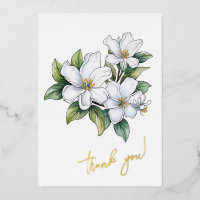 Jasmine Flower "Merci !" Modifiable