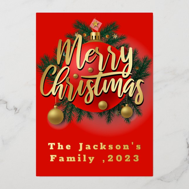 Carte De Vœux En Aluminium Jingle Bells hiver Feu de neige Noël (Recto)