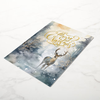 Carte De Vœux En Aluminium Joyeux Noël