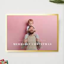 Joyeux Noël élégant | Cadre photo or