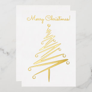 Carte De Vœux En Aluminium Joyeux Noël! Fête de Noël avec tes mots