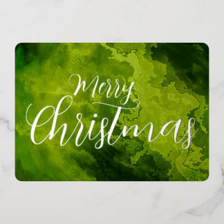 Carte De Vœux En Aluminium Joyeux Noël Texture Grunge Marbrée