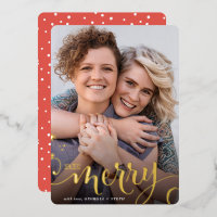 MERRY CHRISTMAS fun pétillant mignon calligraphie 