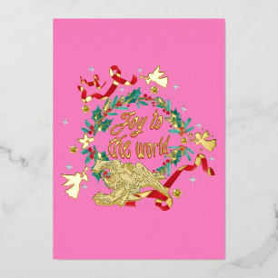 Carte De Vœux En Aluminium Mikitiez noël gothique humeur de Noël angle chante