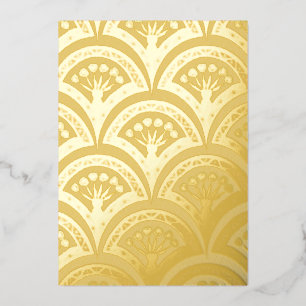 Carte De Vœux En Aluminium Motif de coquille de couleur pastel
