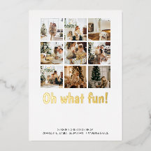 Oh What Fun 9 Photo Christmas Holiday Season