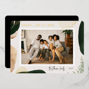 Carte De Vœux En Aluminium Photo Abstraite de fête