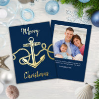 Photo de Noël Ancre nautique Marine Gold