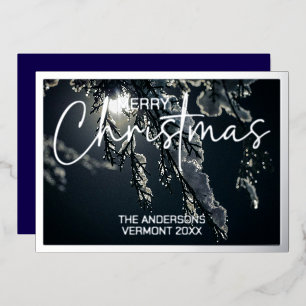 Carte De Vœux En Aluminium Photo encadrée