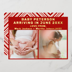 Carte De Vœux En Aluminium Saint Valentin faire-part de grossesse ultrasonair