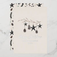 Scandi naturel noir moderne botanique