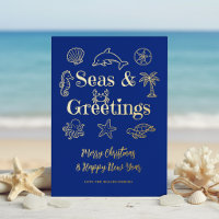 Seas & Greetings Typographie Côtière Noël
