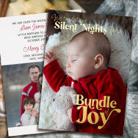 Silents Nights Bundle Joy 2 Photo Naissance de béb