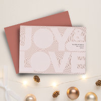Simple Joie Géométrique Amour Rose Gold Doux