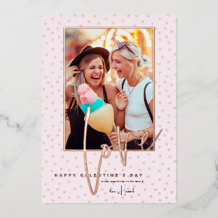 Carte De Vœux En Aluminium Toute couleur   Joyeuse Galentine's Day Photo 