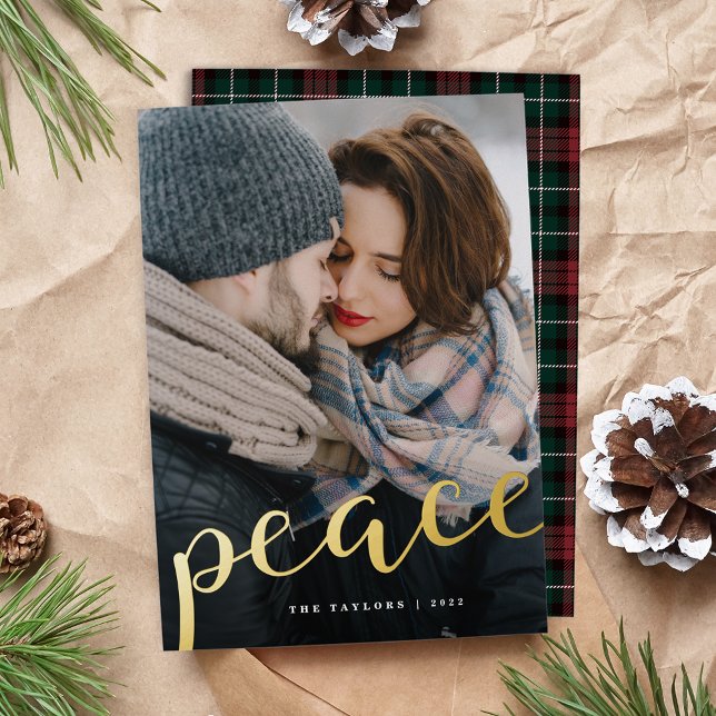 Carte De Vœux En Aluminium Une abondante photo verticale de paix (Créateur téléchargé)