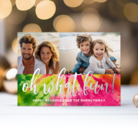 Vibrant 2 Photo Cravate-Dye Noël - Oh What Fun!