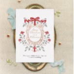 Carte De Vœux En Aluminium Vintage Christmas Holiday Gold Crest<br><div class="desc">A vintage, elegant take on a custom holiday card. A custom non-photo, perfect for family holiday cards, Christmas cards for businesses, or family and friends. This card feobjets a vintage foil crest with hand drawn watercolor greenery and ribbon. Appropriate and all-inclusive for Christmas, Hanukkah, et n'importe quoi et les familles....</div>