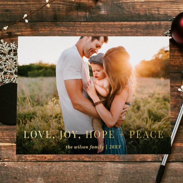 Carte De Vœux En Aluminium Vœux merveilleux modernes pleine photo   (Créateur téléchargé)