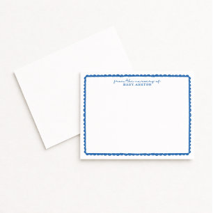 Carte de vœux en bleu aquarelle pour la nurserie à
