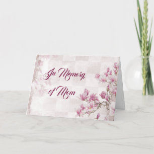 Carte de voeux en mémoire de maman