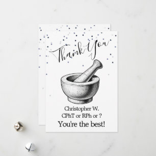 Carte de voeux en Merci rempli d'étoiles pour la p