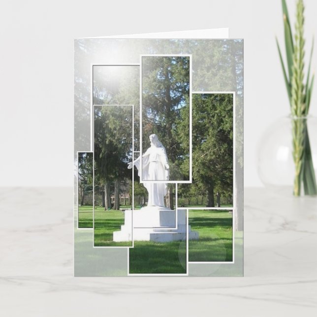 Carte de voeux en mosaïque Jesus Toutes les occasi (Devant)