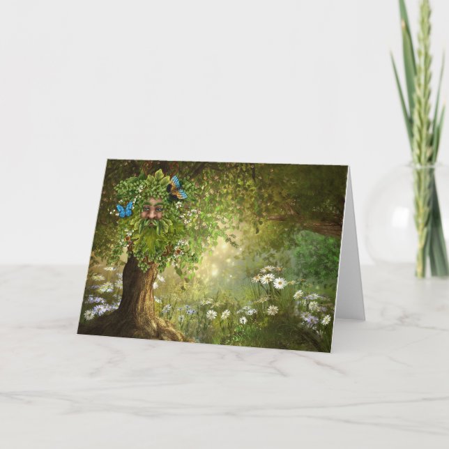 Carte de voeux Enchanted Forest Man Toutes les occ (Devant)