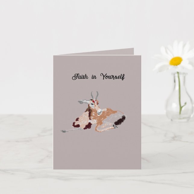 Carte de vœux : Encouragement (Petite plante)