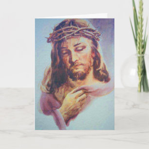 Carte de vœux épine de Jésus