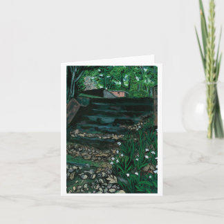 Carte de voeux Escalier