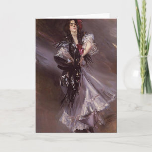 Carte de voeux espagnole de danseur
