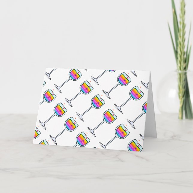 CARTE DE VŒUX ET CARTES DE NOTES ART VIN (Devant)