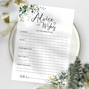 Carte de Vœux et Conseils pour la Future Mariée