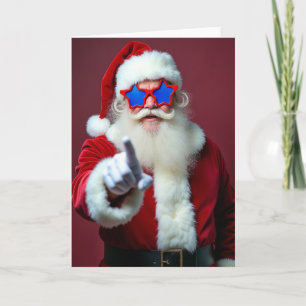 Carte de vœux étoile de Noël joyeuse