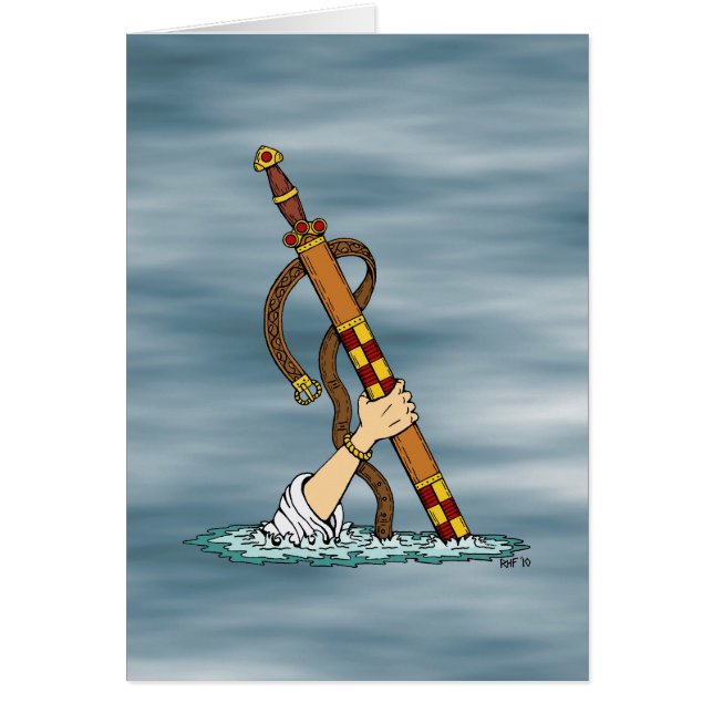 Carte de voeux Excalibur (Devant)