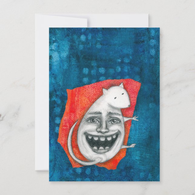 Carte de voeux Excitable pour souris (Devant)