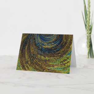 Carte de voeux - F1394 "Coucher de soleil Van Gogh