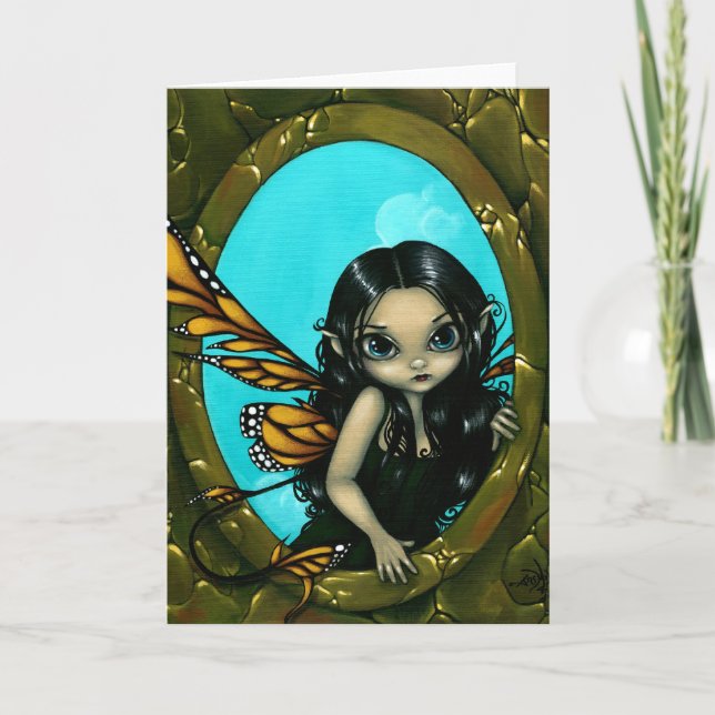 Carte de voeux "Fairy in My Window" (Devant)