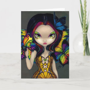 Carte de voeux "Fairy with a Butterfly Mask"