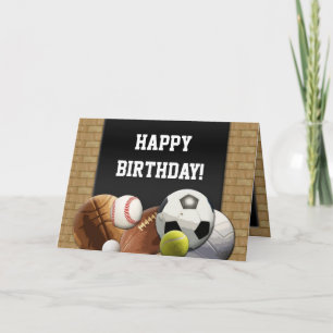 Carte de voeux faite sur commande d'anniversaire