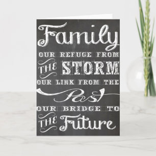 Carte de voeux familiale