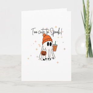 Carte de vœux fantôme Halloween, Trop mignon pour