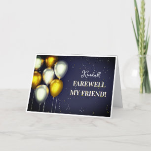 Carte de voeux Farwell Friend