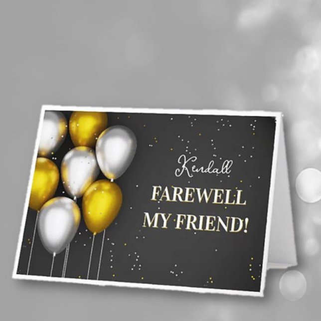 Carte de voeux Farwell Friend (Créateur téléchargé)